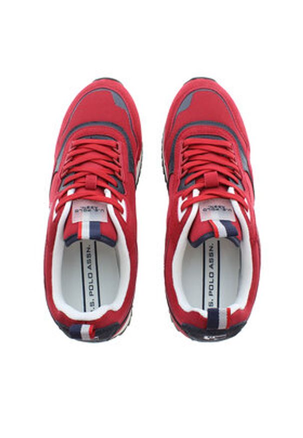 U.S. Polo Assn. Sneakersy Ethan ETHAN001 Czerwony. Kolor: czerwony. Materiał: materiał