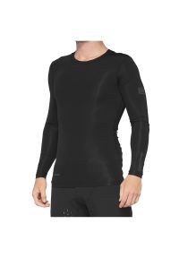 Dżersej z długim rękawem 100% r-core concept. Kolor: czarny. Materiał: jersey. Długość rękawa: długi rękaw. Długość: długie. Sport: kolarstwo #1