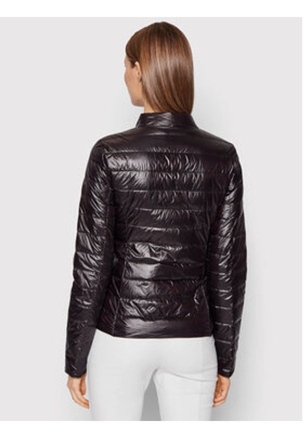 Patrizia Pepe Kurtka puchowa CO0178/A503-K103 Czarny Regular Fit. Kolor: czarny. Materiał: syntetyk