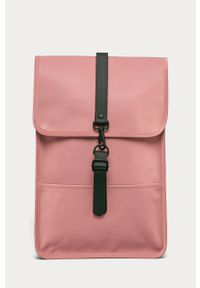 Rains - Plecak Backpack Mini. Kolor: różowy. Materiał: syntetyk, poliester, materiał. Wzór: gładki #1