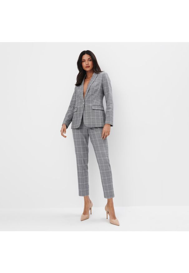 Mohito - Spodnie w kratkę - Wielobarwny. Wzór: kratka