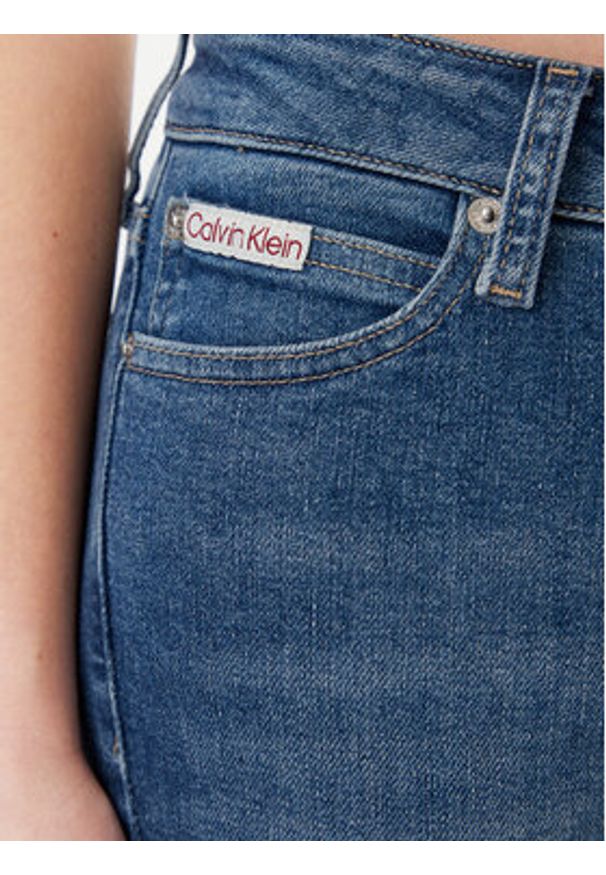 Calvin Klein Jeans Jeansy J20J225121 Granatowy Skinny Fit. Kolor: niebieski