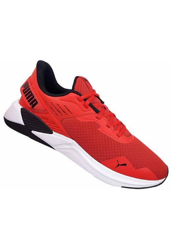 Buty treningowe męskie Puma Disperse XT 2. Zapięcie: sznurówki. Kolor: czerwony. Materiał: guma, materiał, tkanina, syntetyk. Szerokość cholewki: normalna