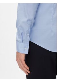 Calvin Klein Koszula K10K112299 Niebieski Slim Fit. Kolor: niebieski. Materiał: bawełna