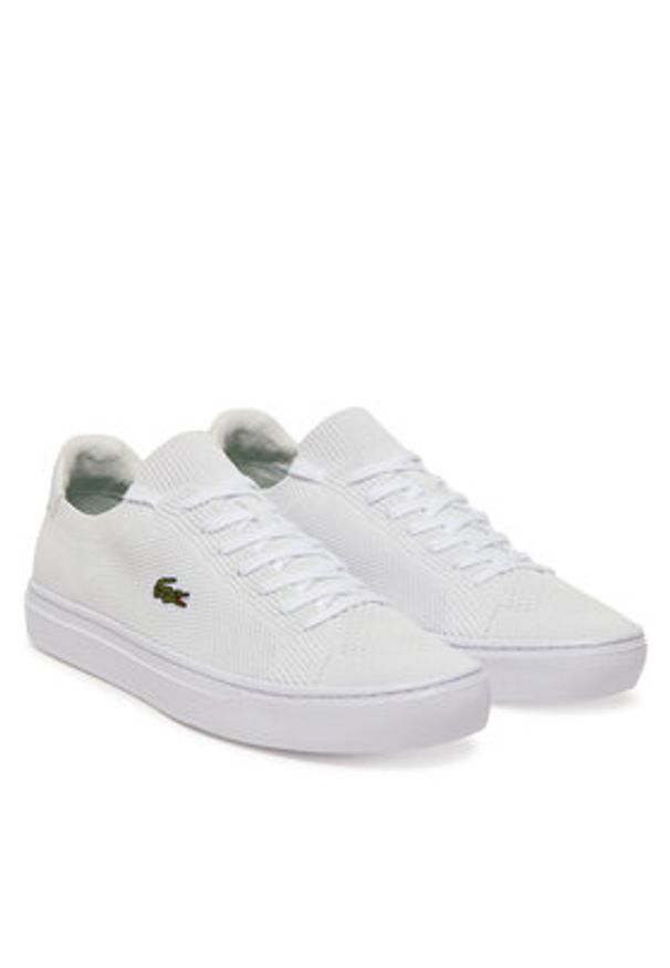 Lacoste Sneakersy La Piquée 2.0 7-49CMA0004 Biały. Kolor: biały. Materiał: materiał