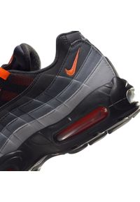Nike - NIKE AIR MAX 95 Sneakersy męskie. Okazja: na co dzień. Kolor: czarny. Materiał: nubuk, zamsz. Szerokość cholewki: normalna. Wzór: gradientowy. Sezon: lato. Model: Nike Air Max #8