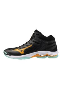 Buty halowe Mizuno Wave Voltage Mid. Kolor: czarny. Model: Mizuno Wave. Sport: siatkówka #1