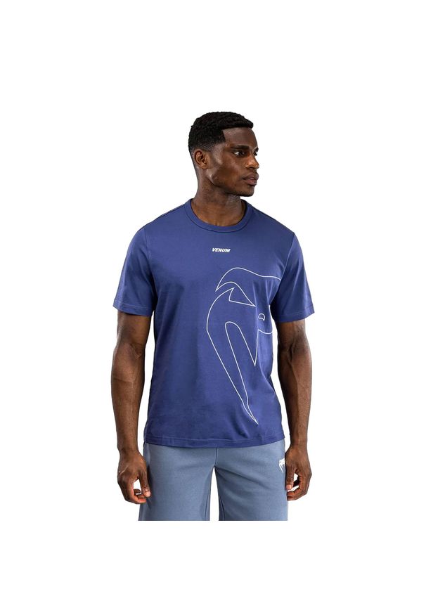 VENUM - Koszulka męska Venum Giant Connect T-Shirt. Kolor: niebieski. Sport: fitness