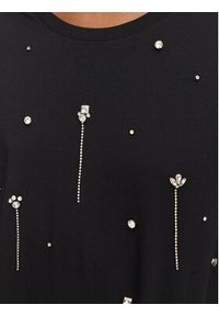 Liu Jo T-Shirt WF6398 JS904 Czarny Boxy Fit. Kolor: czarny. Materiał: bawełna #4