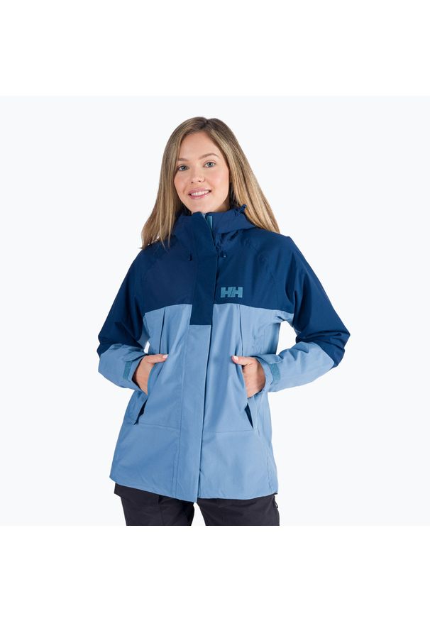 Kurtka zimowa damska Helly Hansen Banff Insulated. Kolor: niebieski. Sezon: zima. Sport: turystyka piesza