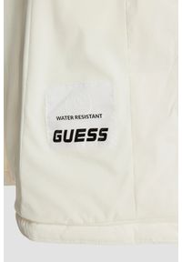 Guess - GUESS Beżowa długa damska kurtka New Aleta. Kolor: beżowy. Długość: długie #4