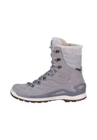 Buty trekkingowe damskie Lowa Calceta Evo Gtx. Wysokość cholewki: za kostkę. Zapięcie: sznurówki. Kolor: szary. Materiał: materiał. Szerokość cholewki: normalna