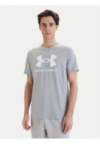 Under Armour T-Shirt Ua Sportstyle Logo Update Ss 1382911 Szary Loose Fit. Kolor: szary. Materiał: bawełna #1