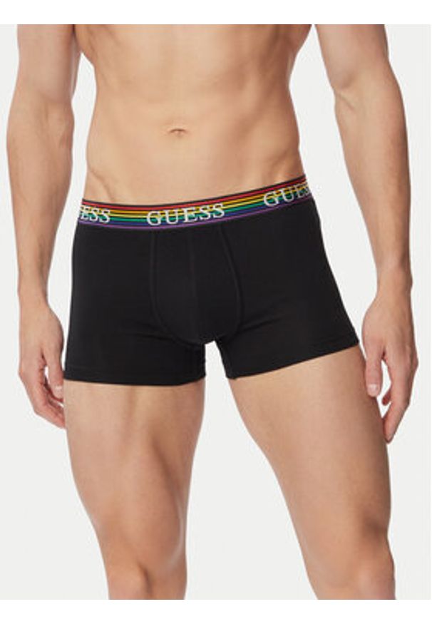 Guess Komplet bokserek U6GG31 KCD31 Czarny. Kolor: czarny. Materiał: syntetyk