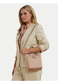 Lauren Ralph Lauren - LAUREN RALPH LAUREN Torebka Cameryn 431966760004 Różowy. Kolor: różowy. Materiał: skórzane #4