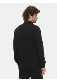 Karl Lagerfeld - KARL LAGERFELD Bluza 705712 500900 Czarny Regular Fit. Typ kołnierza: dekolt w karo. Kolor: czarny. Materiał: bawełna #4