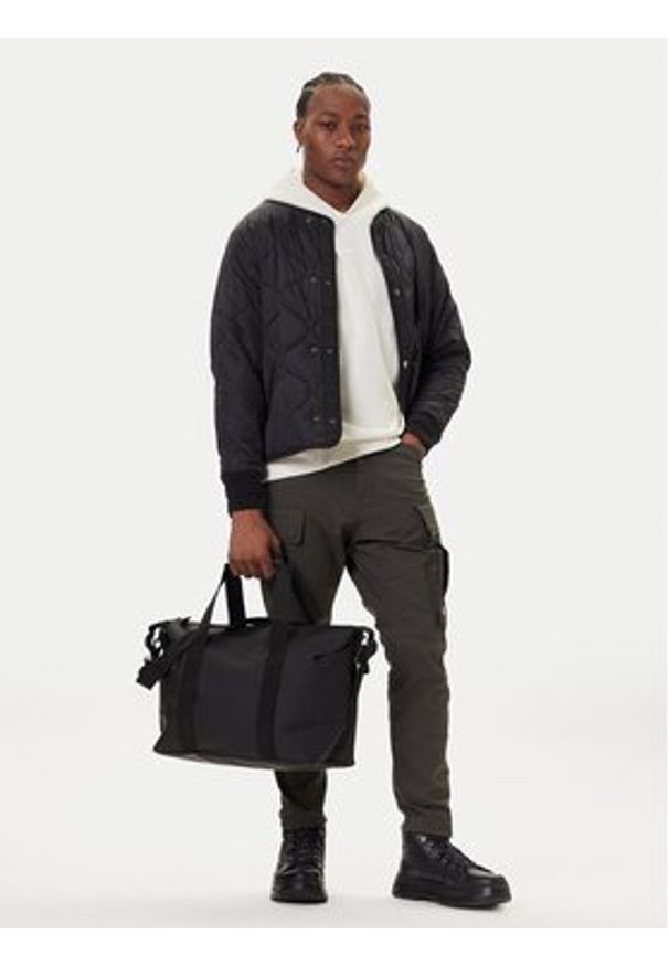 Rains Torba weekendowa Hilo Weekend Bag Small W3 14220 Czarny. Kolor: czarny. Materiał: materiał