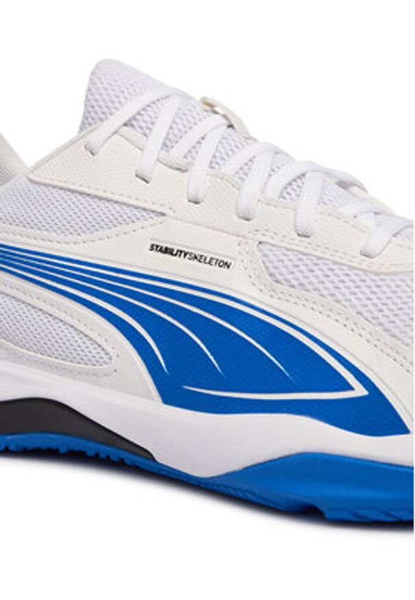 Puma Buty halowe Solarflash III 107850 07 Biały. Kolor: biały. Materiał: skóra