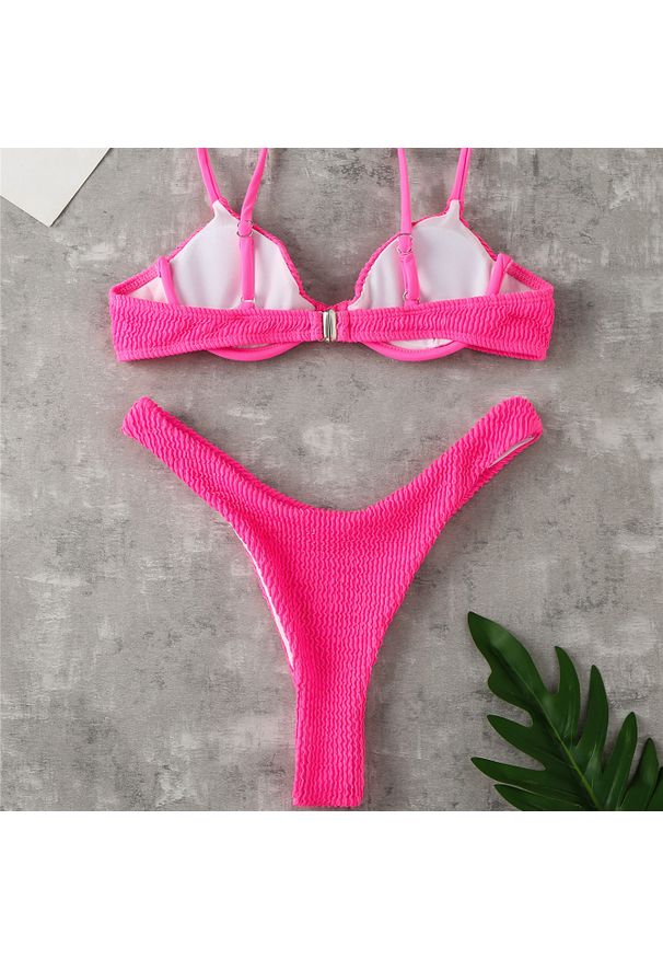 Intica - Bikini z usztywnieniem na plażę i basen Ytsje. Kolor: zielony. Materiał: materiał