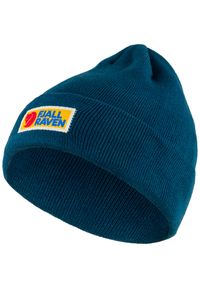 Fjällräven - Czapka zimowa Fjallraven Vardag Classic Beanie - storm. Kolor: niebieski. Sezon: zima. Styl: sportowy