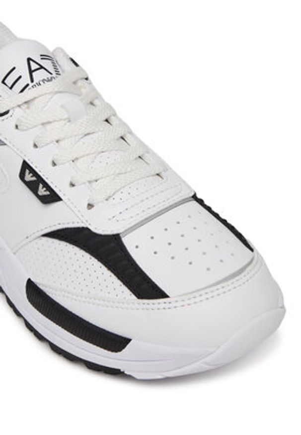 EA7 Emporio Armani Sneakersy X8X241 XK435 C695 Biały. Kolor: biały. Materiał: skóra