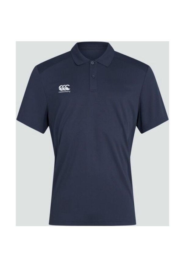CANTERBURY - Polo Canterbury Club Dry. Typ kołnierza: polo. Kolor: niebieski