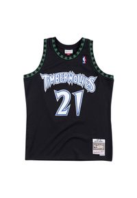 Mitchell & Ness - koszulka kevin garnett. Kolor: czarny. Sport: koszykówka, fitness #1