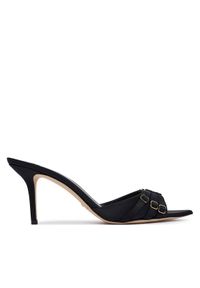 Elisabetta Franchi Sandały SA-93L-62E2-V500 Czarny. Kolor: czarny. Materiał: materiał #1