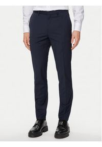 Hugo Garnitur 50450994 Granatowy Extra Slim Fit. Kolor: niebieski. Materiał: wełna #8