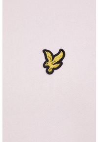 Lyle & Scott - Bluza bawełniana. Okazja: na co dzień. Kolor: różowy. Materiał: bawełna. Wzór: gładki, aplikacja. Styl: casual #3