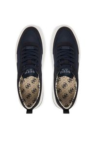 Guess Sneakersy FMJBNO ELE12 Granatowy. Kolor: niebieski. Materiał: materiał #5