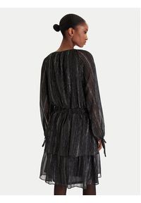 DKNY Sukienka koktajlowa DD5H1H71 Czarny Regular Fit. Kolor: czarny. Materiał: syntetyk. Styl: wizytowy