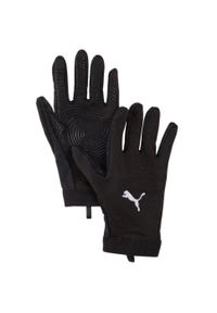Puma - Zimowe Rękawice Piłkarskie Unisex Dla Dorosłych. Kolor: czarny. Sezon: zima. Sport: piłka nożna
