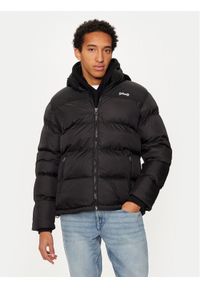 Schott NYC Kurtka zimowa UTAH Czarny Regular Fit. Kolor: czarny. Materiał: syntetyk. Sezon: zima #1