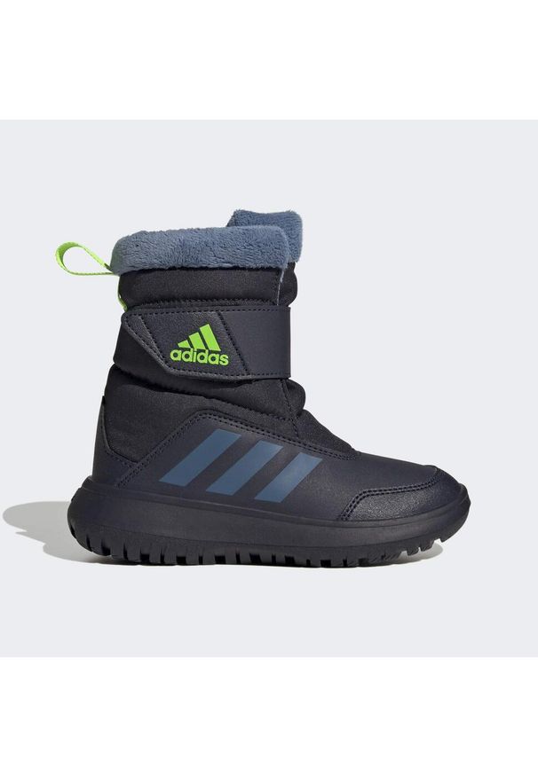 Adidas - Buty dla dzieci adidas Winterplay. Kolor: zielony, wielokolorowy, niebieski