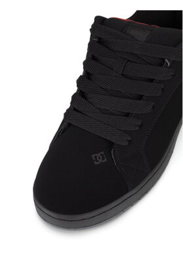 DC Shoes Sneakersy COURT GRAFFIK 300529-BLR Czarny. Kolor: czarny. Materiał: skóra, nubuk