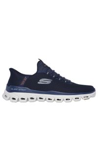 skechers - Sneakersy Skechers Glide-Step-Noxus. Kolor: niebieski. Materiał: materiał. Model: Skechers Sport. Sport: turystyka piesza #1