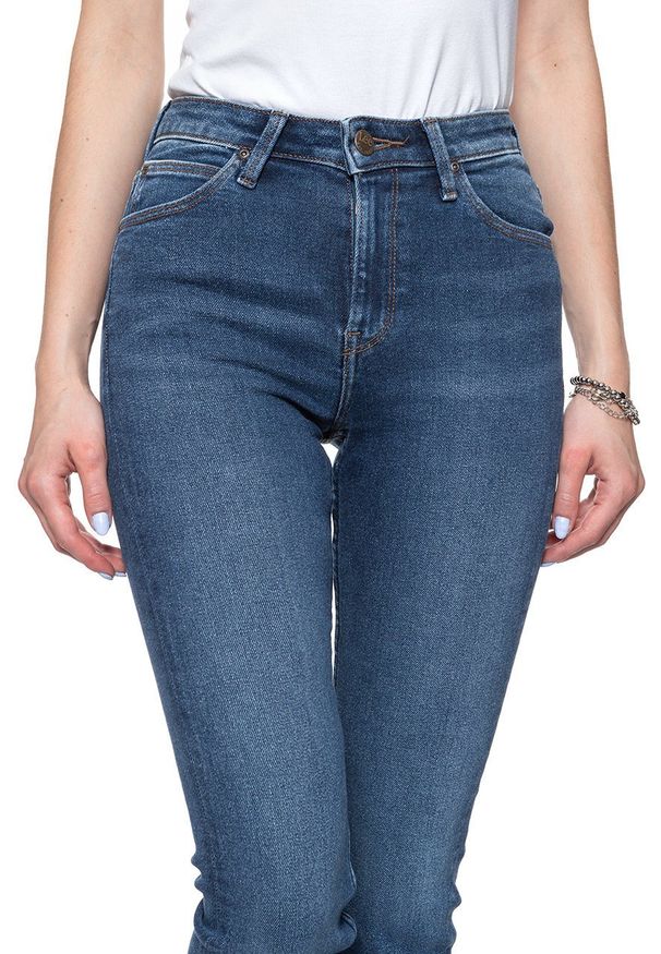 Lee - SPODNIE DAMSKIE LEE SCARLETT HIGH BLUE HAVANA L626DTIZ 112114154