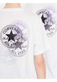 Converse T-Shirt Unisex Go-To All Star Patch 10025072-A02 Biały Regular Fit. Kolor: biały. Materiał: bawełna #5