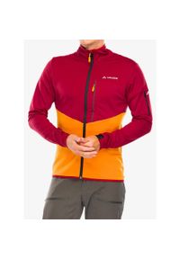 Bluza polarowa męska Vaude Scopi Fleece Jacket. Kolor: czerwony, różowy, wielokolorowy. Materiał: polar