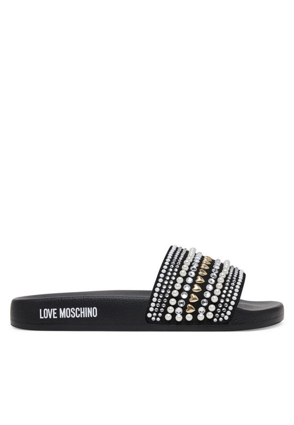 Love Moschino - LOVE MOSCHINO Klapki JA28352G0MJAA000 Czarny. Kolor: czarny