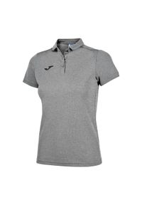 Koszulka polo do tenisa damska Joma Hobby. Typ kołnierza: polo. Kolor: szary. Sport: tenis #1
