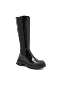 DeeZee Kozaki BRIGITTA WYL3497-7 Czarny. Kolor: czarny. Materiał: materiał #6