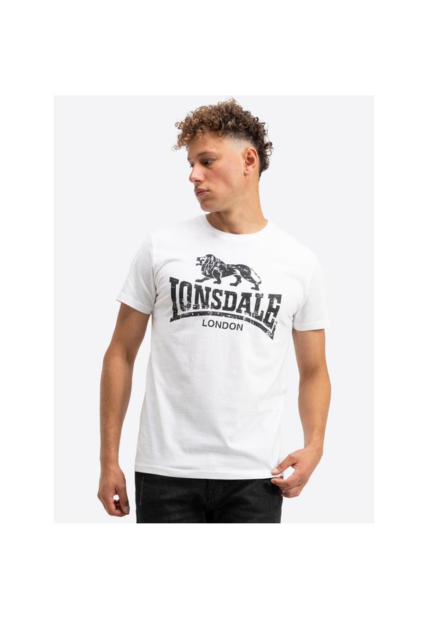 Koszulka Lonsdale Silverhill. Kolor: wielokolorowy, biały, czarny. Materiał: bawełna