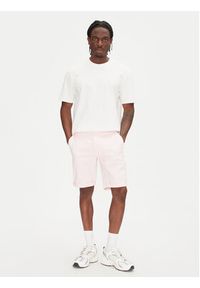 Tommy Jeans Szorty materiałowe Scanton DM0DM21950 Różowy Slim Fit. Kolor: różowy. Materiał: bawełna #3