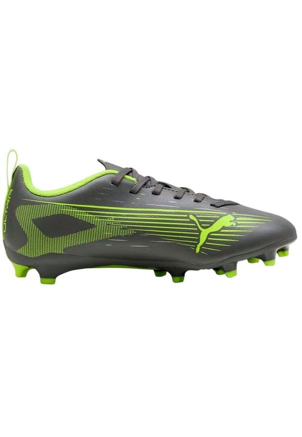 Puma - Buty Piłkarskie Ultra 5 Play Ze Sztuczną Nawierzchnią Dla Dzieci I Niemowląt. Kolor: szary. Sport: piłka nożna