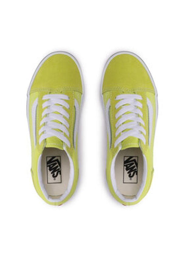 Vans Tenisówki Old Skool VN0A7Q5FZUD1 Zielony. Kolor: zielony. Materiał: zamsz, skóra