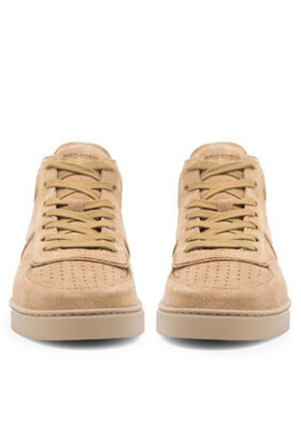 Gino Rossi Sneakersy OTSEGO-54 MI08 Brązowy. Kolor: brązowy. Materiał: zamsz, skóra