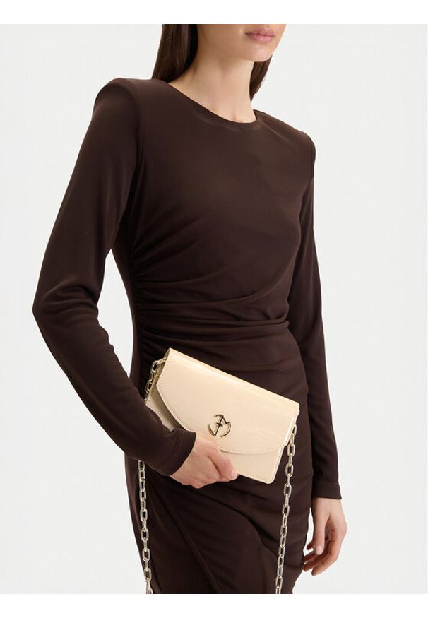 Eva Minge Torebka EO-ANGEL-LDA8639 Écru. Kolor: kremowy. Materiał: skórzane