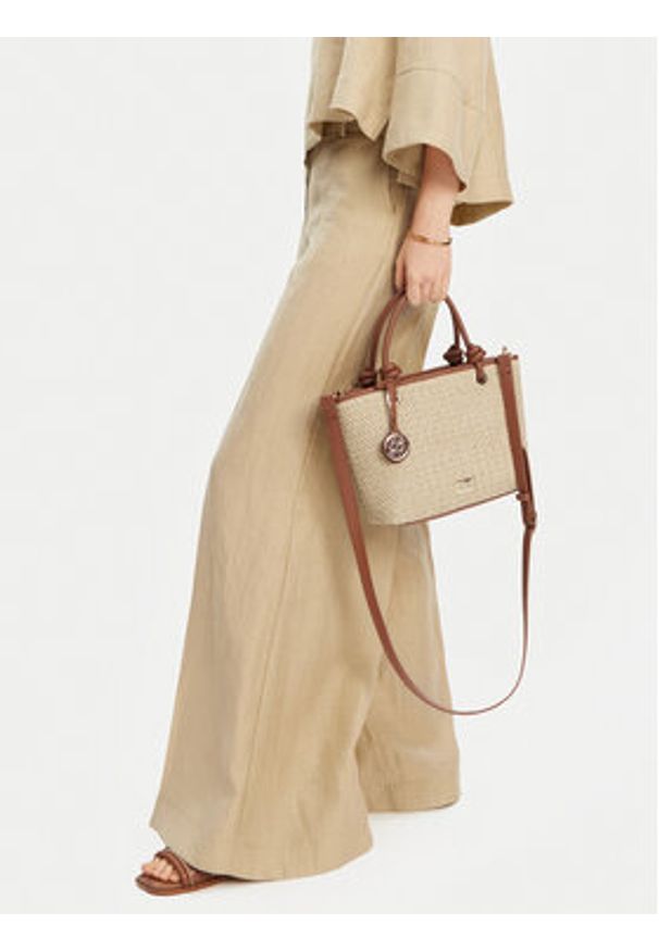 Nine West Torebka GLAR3 Beżowy. Kolor: beżowy